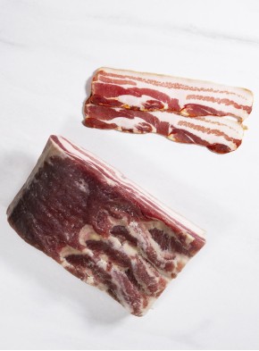 Panceta curada blanca