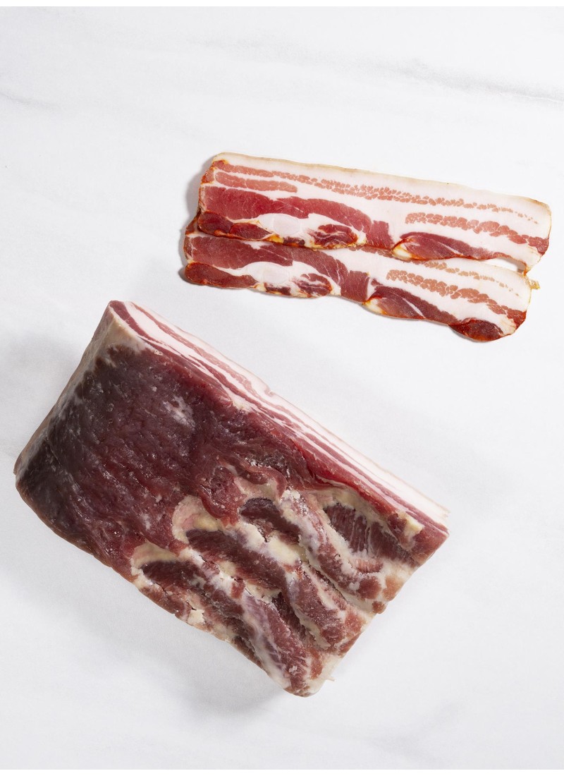 Panceta curada blanca