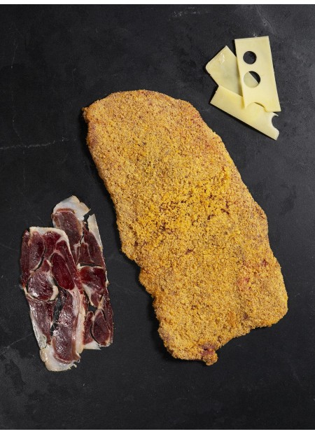 Ternera de Navarra+ paleta ibérica de cebo+ queso Enmental D.O.