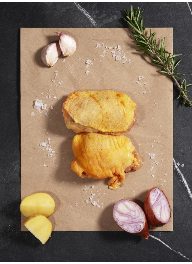 Muslo de pollo troceado